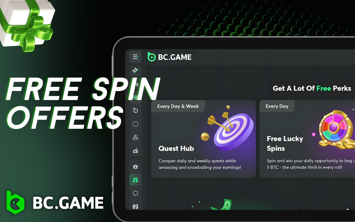 Free Spin Offers BC Game