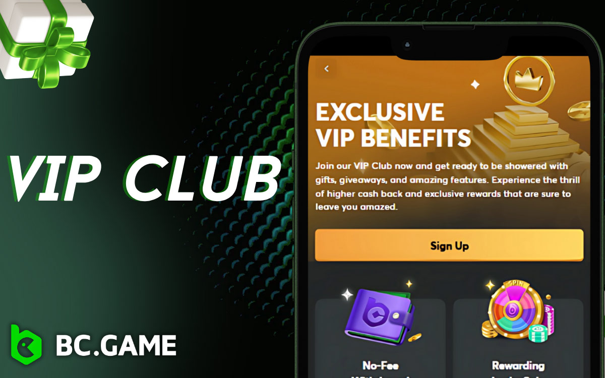VIP Club and Loyalty Rewards BC Game
