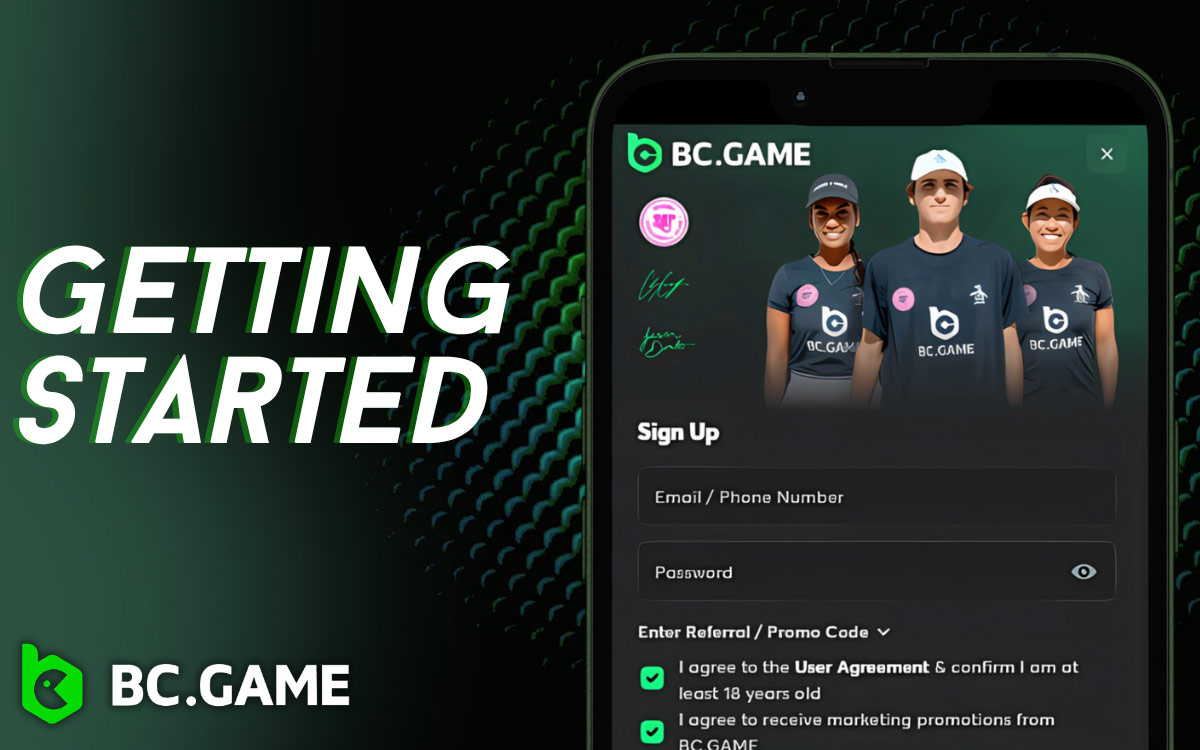 BC Game Getting Started Account Registration and Login